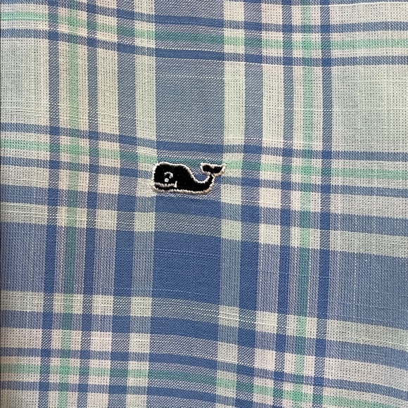 Vineyard Vines Button Down Whale Shirt Boys XL (18) - Picture 2 of 6